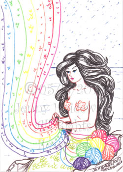 Rainbow Knitting by Jenny Heidewald